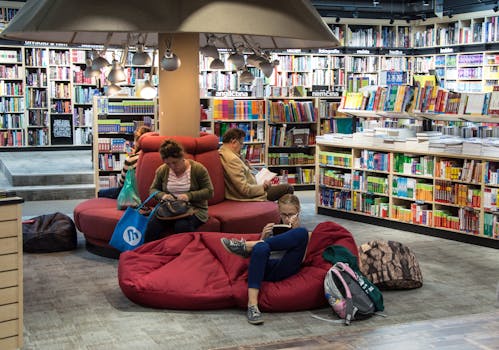 person reading in a cozy nook