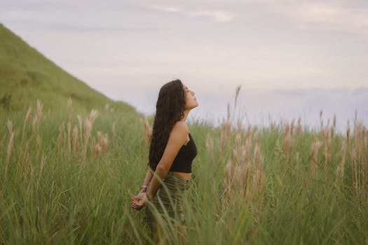 an introvert enjoying nature