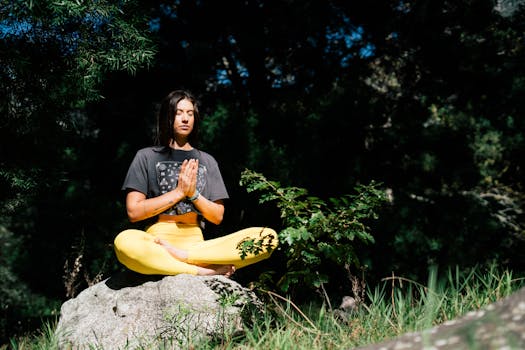 mindfulness practice outdoors