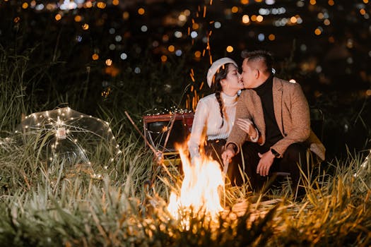 couple enjoying a quiet moment