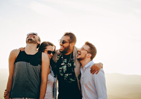 group of friends enjoying time together